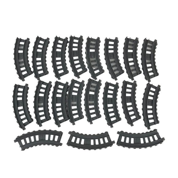 Thomas & Friends Trackmaster 'CS' Replacement Tracks Lot of 19 Grey Curve 2013 - Picture 1 of 3